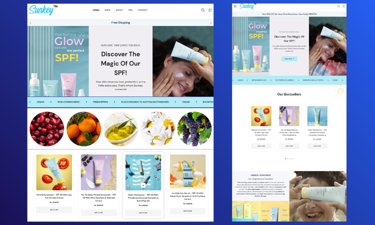 Web Designing And Marketing Hero Visual